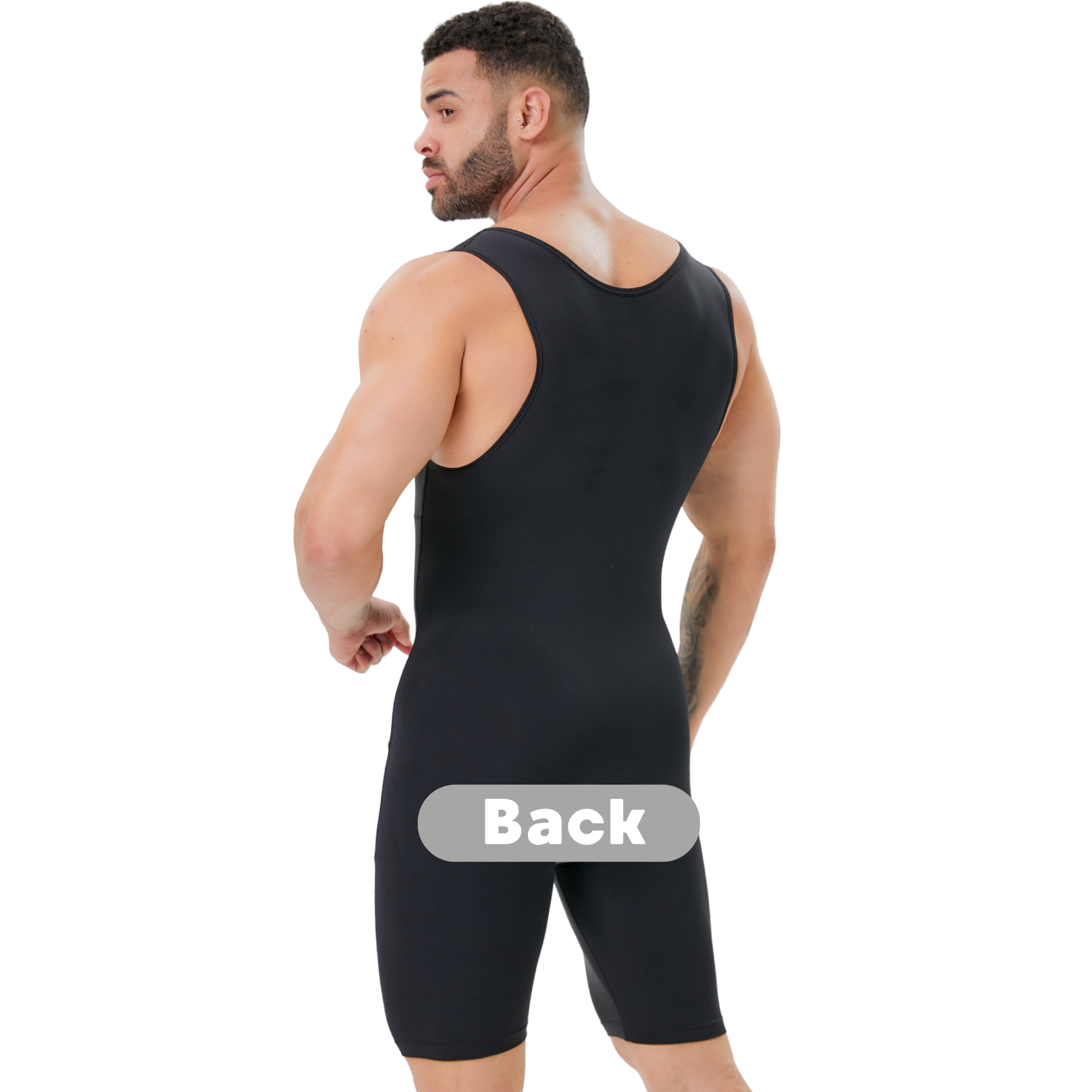 Men's Double Layer Tummy Contr – обзор и цена Shapewear Bodysuit Firm