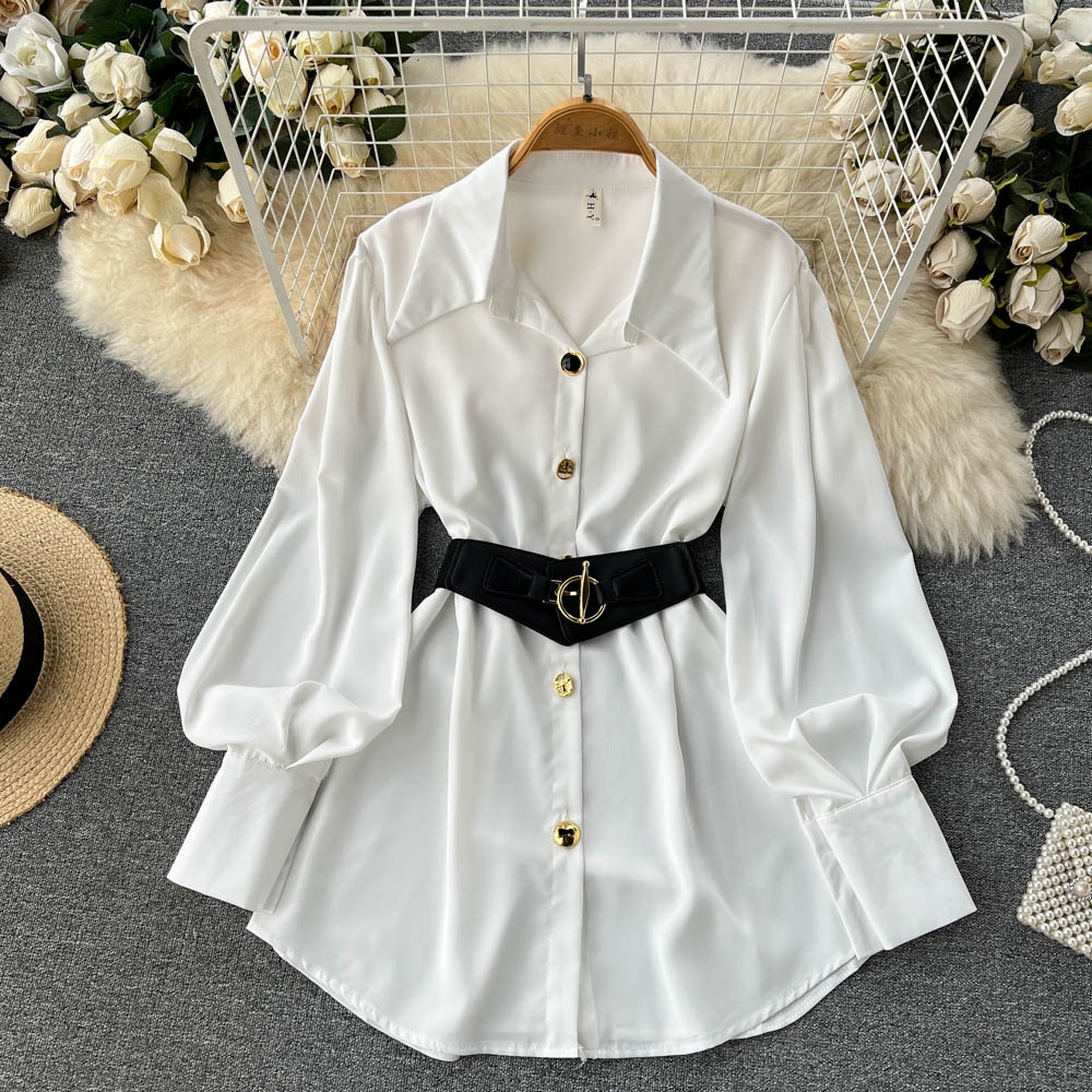 Ele Long Sve White irt Dr Wome – обзор и цена Corset Waist Cinch