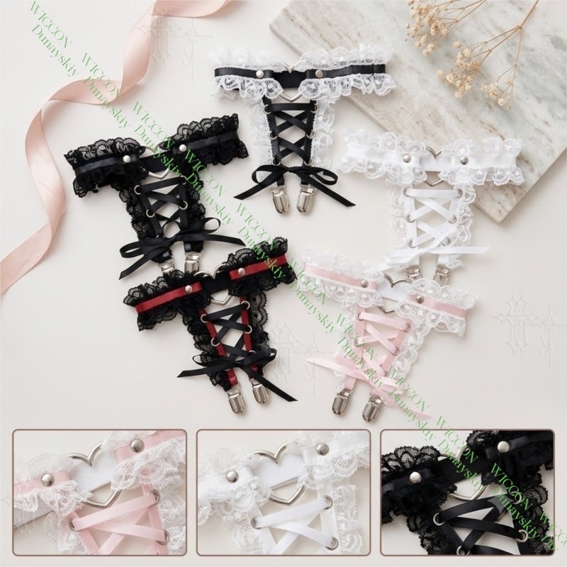 Jirai Kei Figure Ribbon Buckle – обзор и цена Garter Belt Set