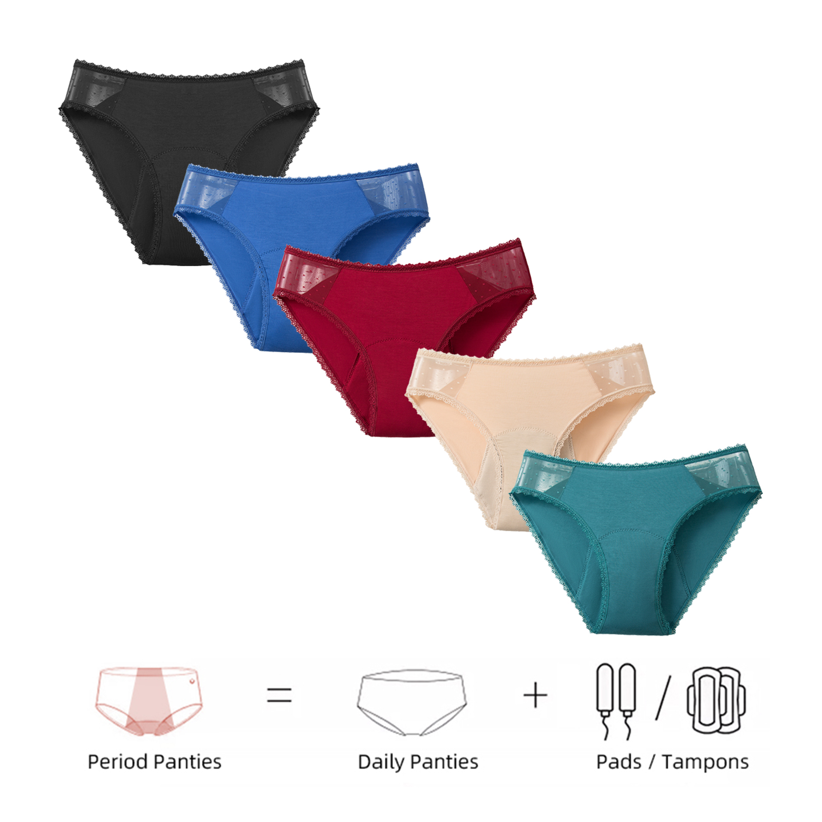 Bamboo Comfortable women's per – обзор и цена Period Panty Absorbent