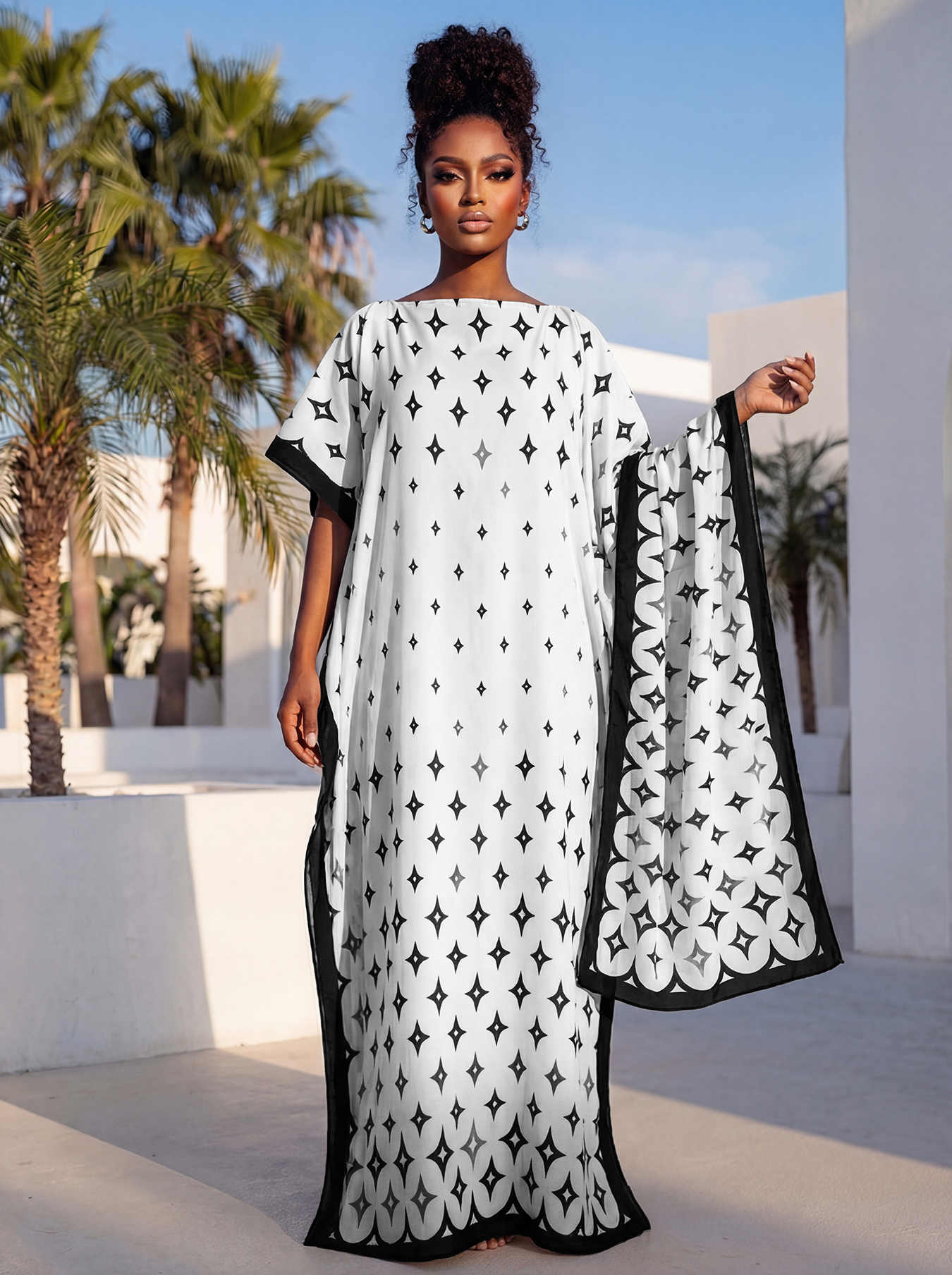 New Style Long Loose Silk Blen – обзор и цена Robe Silk Women
