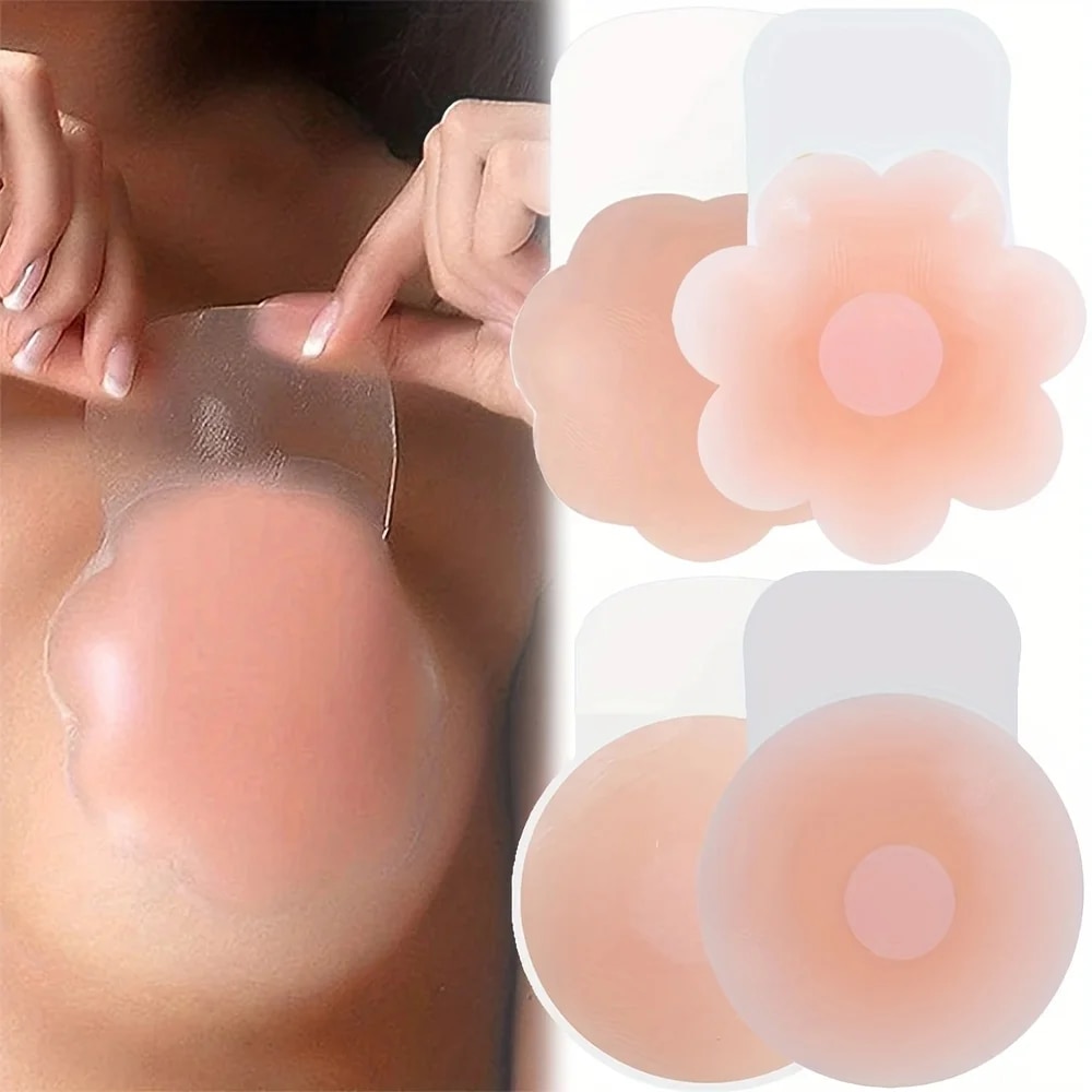 1Pairs Silicone Nipple Cover L – обзор и цена Silicone Bra Adhesive