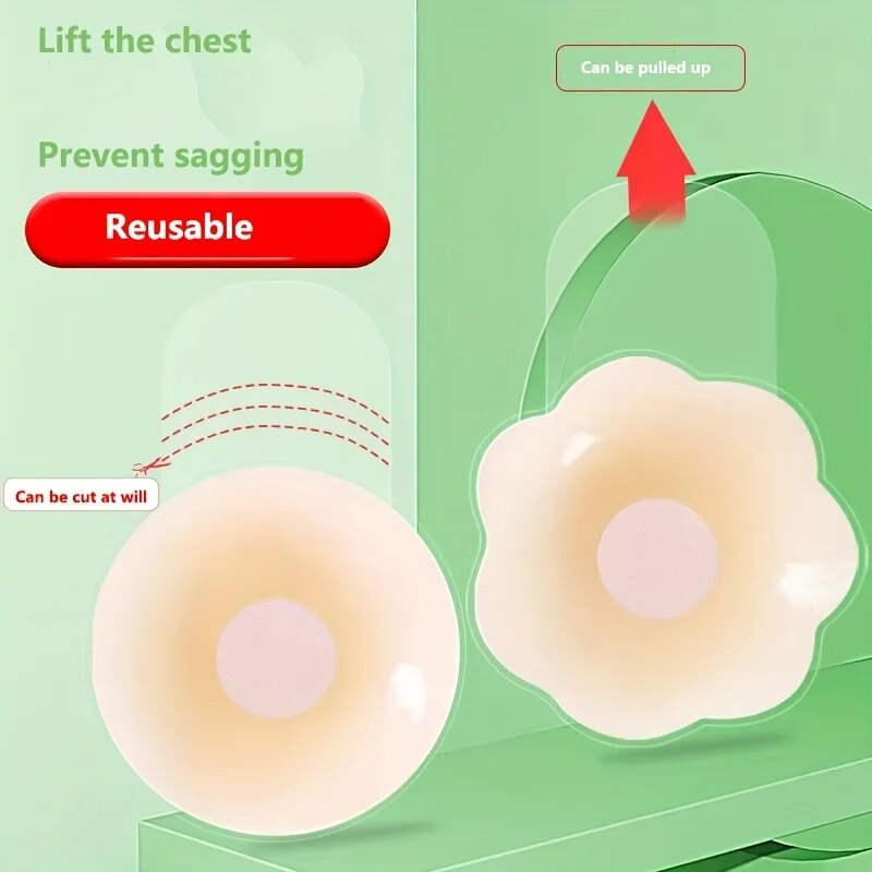 1Pairs Silicone Nipple Cover L – обзор и цена Silicone Bra Adhesive
