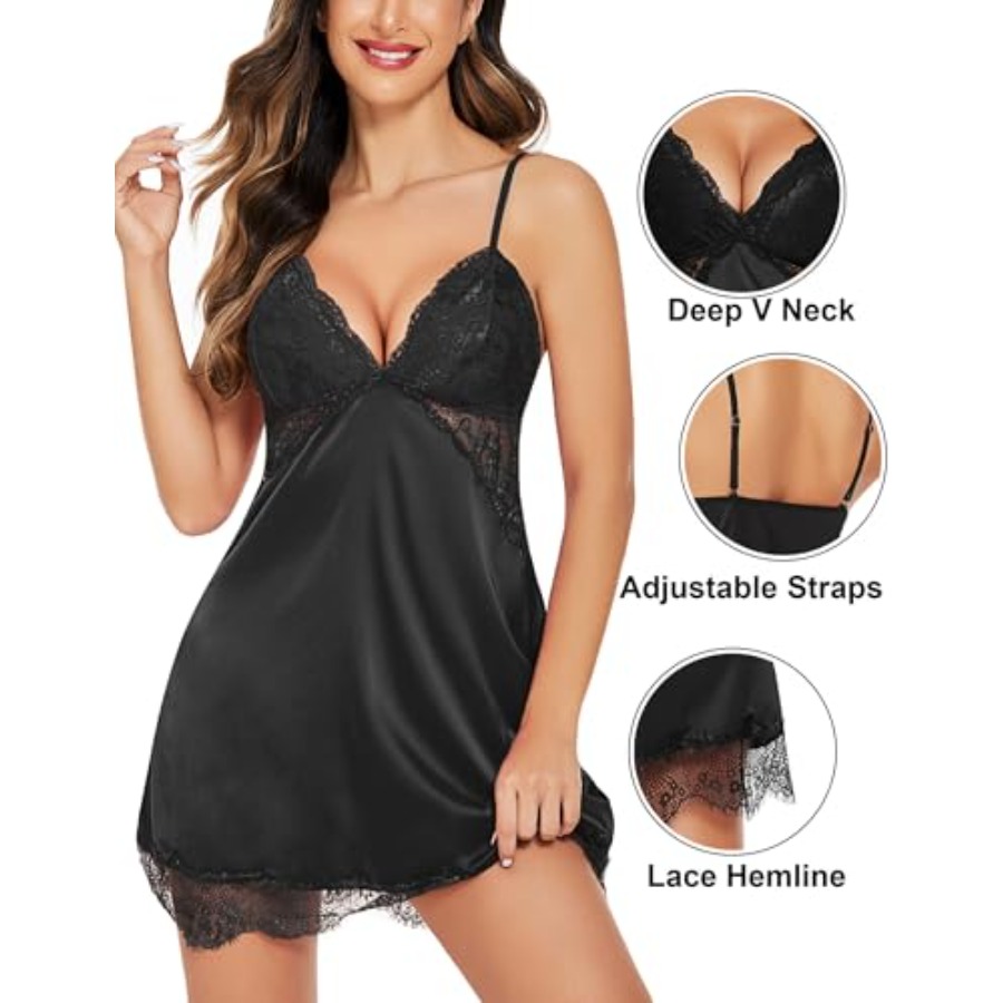 Avidlove Women'S Nightgowns Se – обзор и цена Babydoll Chemise Night