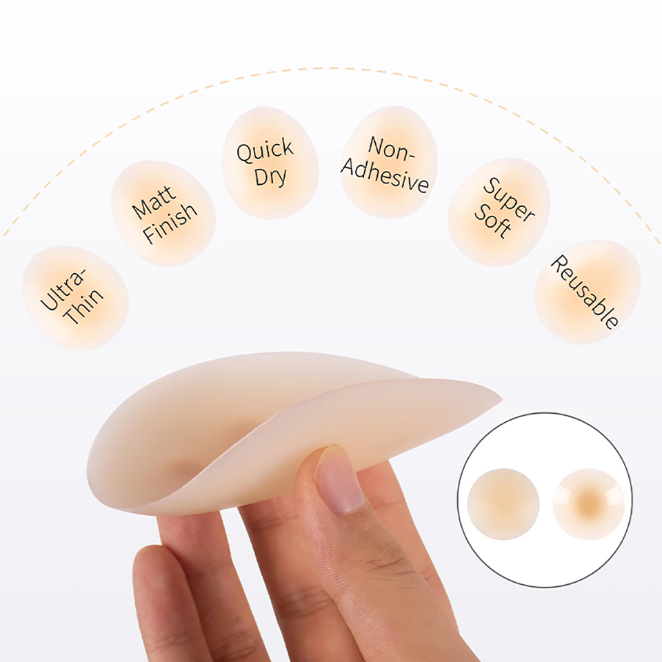 No Glue Self Adhesive Nipple C – обзор и цена Silicone Bra Adhesive