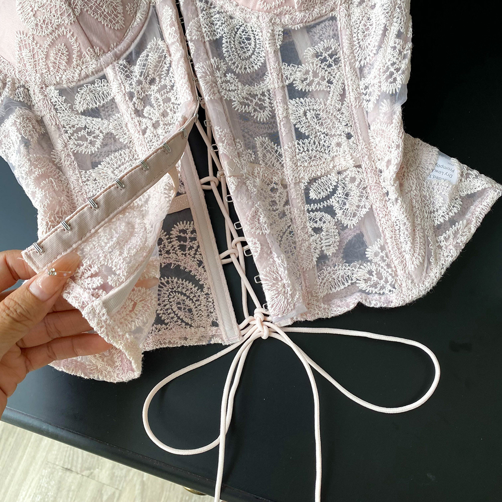 Floral Embroidery Sexy Club Co – обзор и цена Strapless Bra Backless