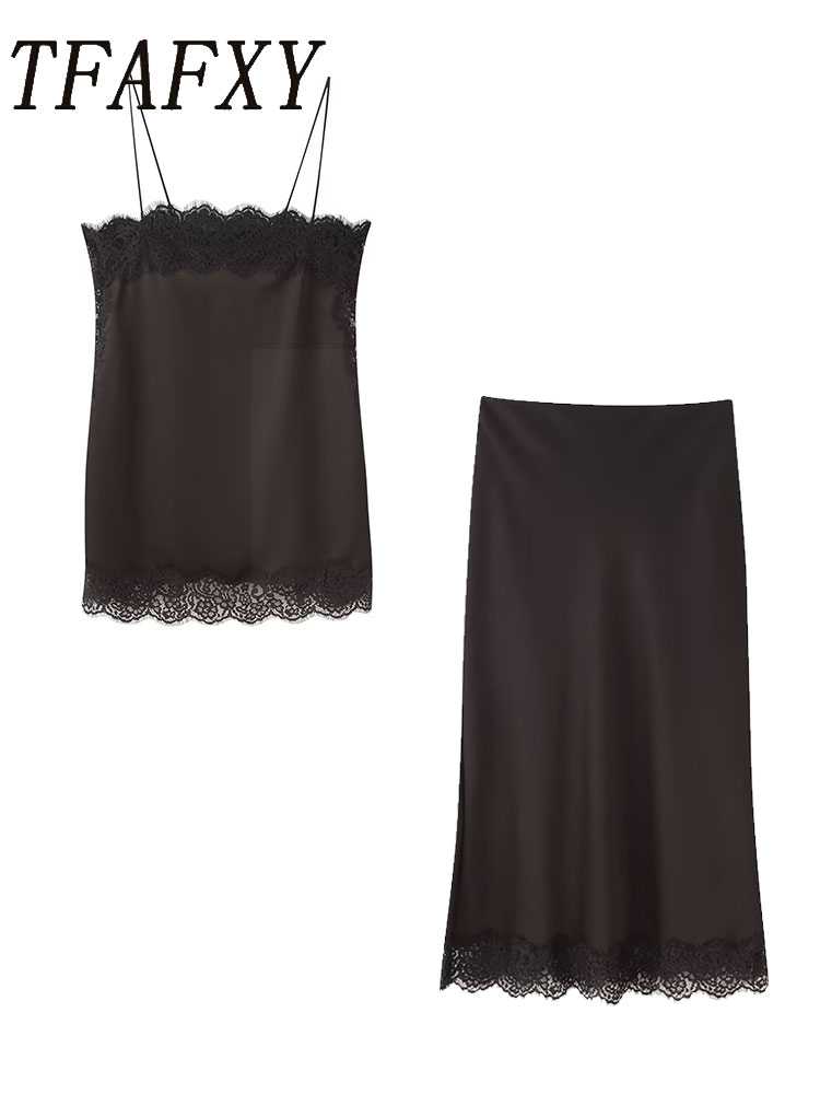 TFAFXY Vintage Casual Women Br – обзор и цена Cami Top Lace