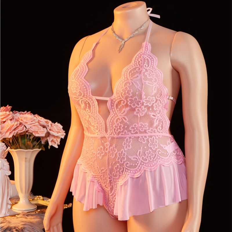 Plus Size 1XL-4XL Teddy perspe – обзор и цена Lace Teddy Lingerie