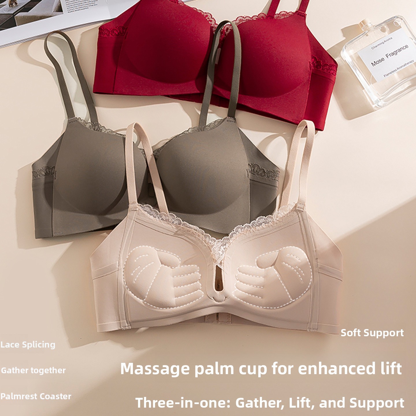 Pure KUCLUT Lace Palm Cup Smal – обзор и цена Seamless Underwear Women
