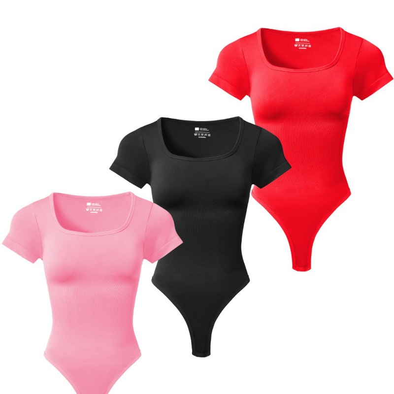 Women Plus Size Square Neck Sh – обзор и цена Shapewear Bodysuit Firm