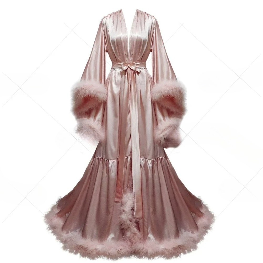 Customized Bathrobe for Women  – обзор и цена Robe Silk Women