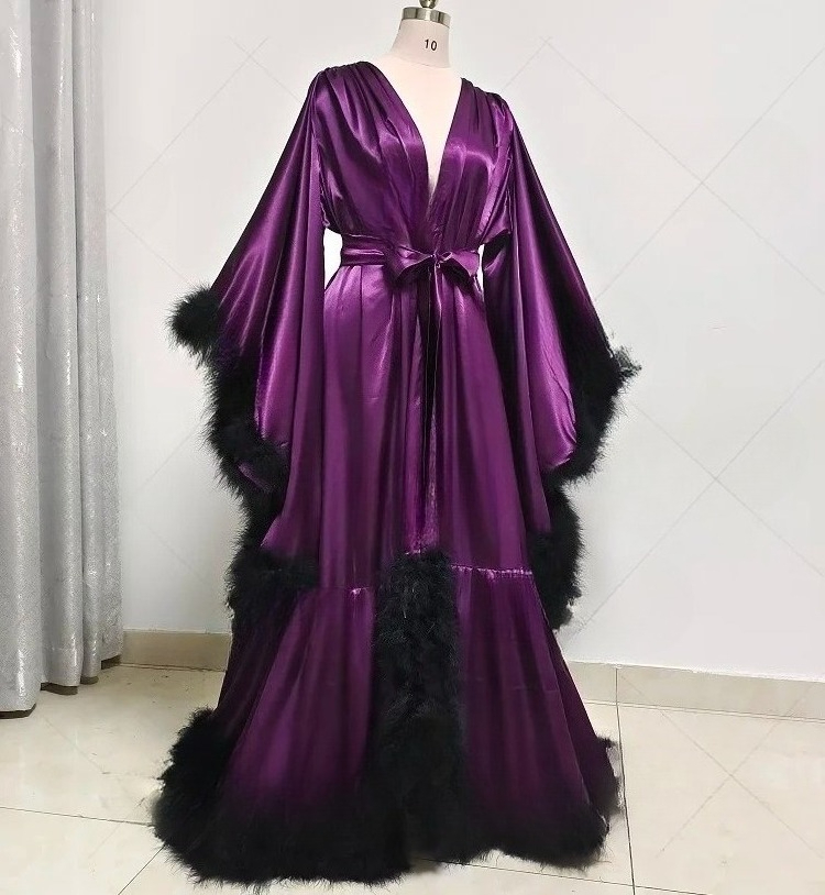 Customized Bathrobe for Women  – обзор и цена Robe Silk Women