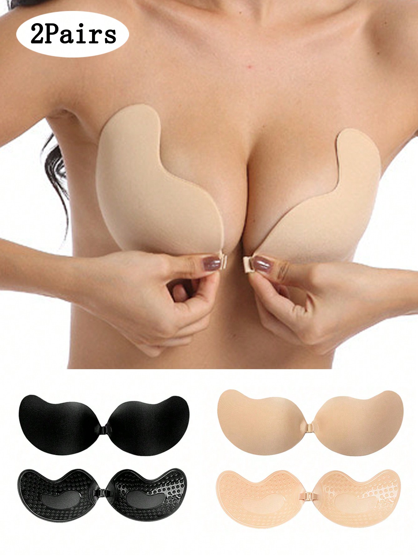 2-pack Women's Self-Adhesive I – обзор и цена Push Up Bra Padded
