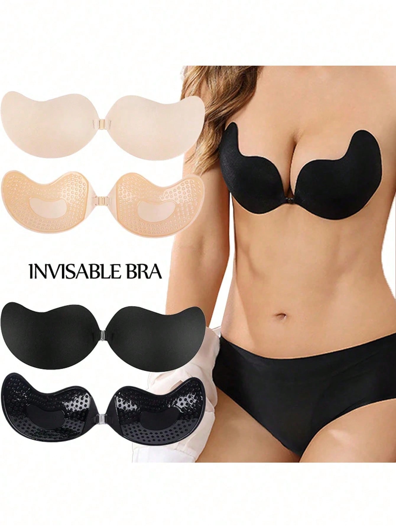 2-pack Women's Self-Adhesive I – обзор и цена Push Up Bra Padded