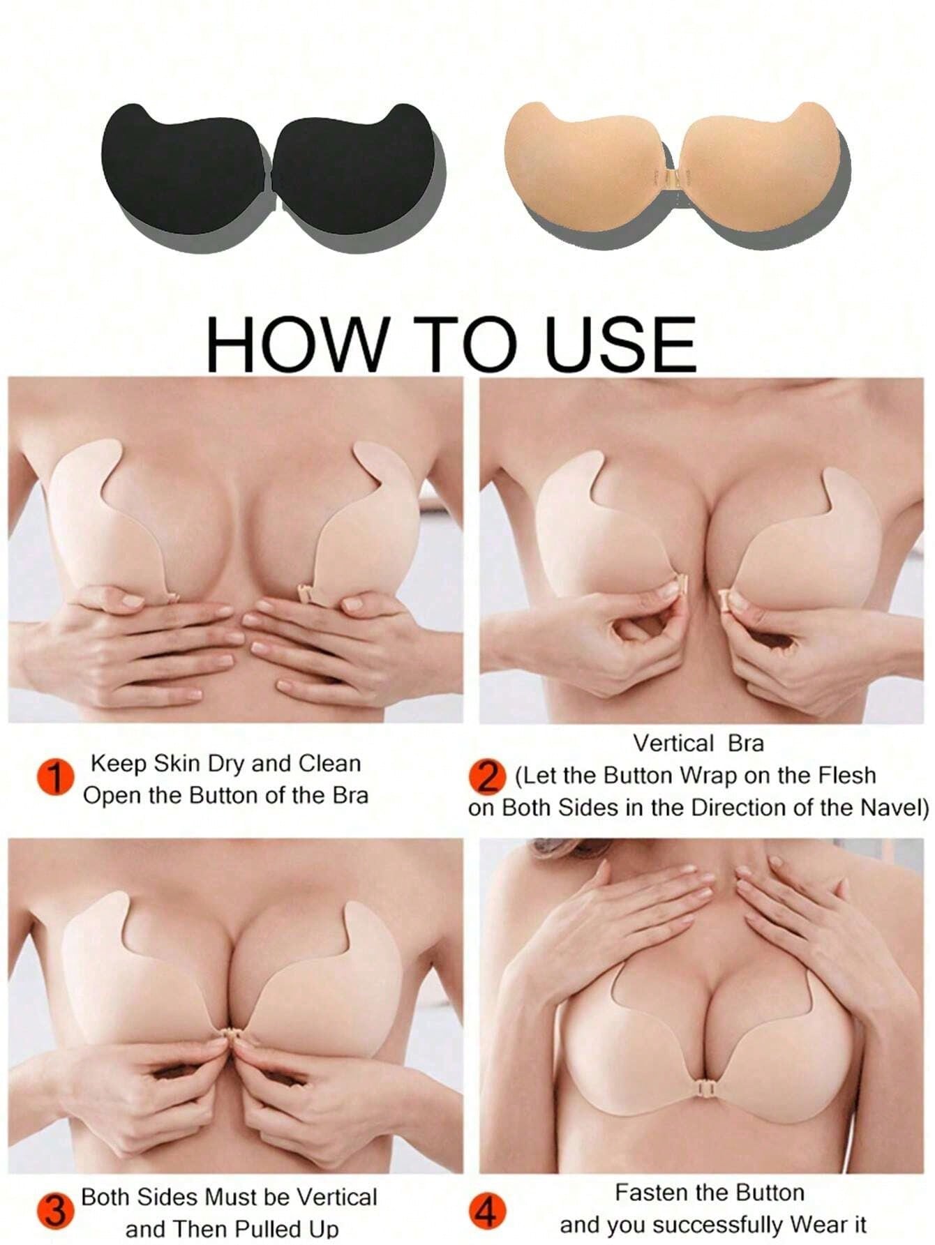 2-pack Women's Self-Adhesive I – обзор и цена Push Up Bra Padded
